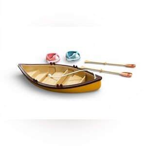 Sylvanian Families Canoe Set Calico Critters Boat Paddles Life Vest Maple Grove